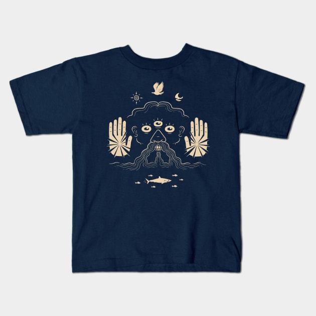 The Beginning Kids T-Shirt by guira